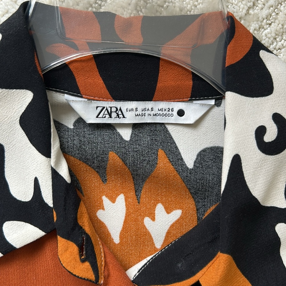 Zara Patterned Blouse - image 2